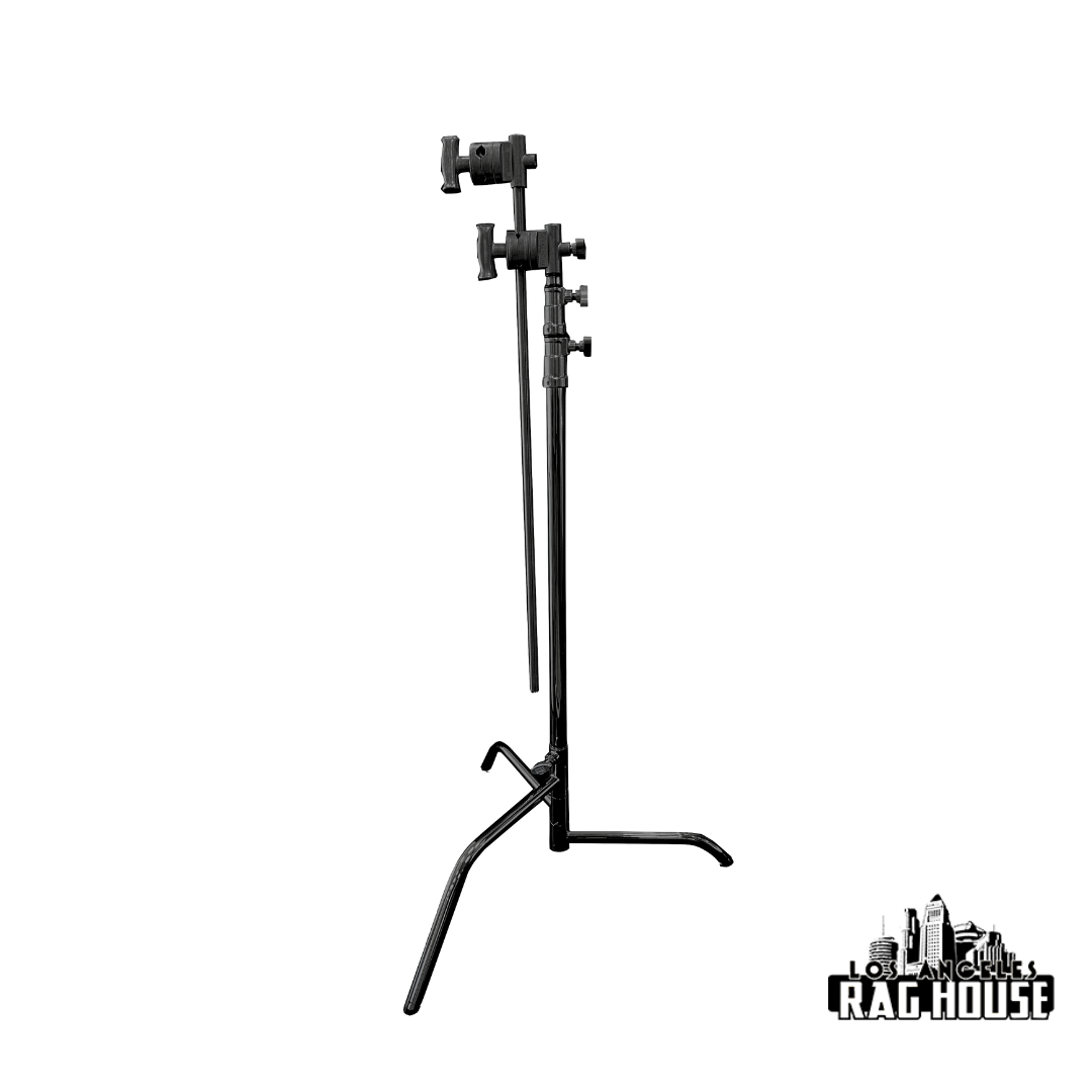 40” C-STAND 2 RISER STANDARD SWING LOCK BASE - BLACK