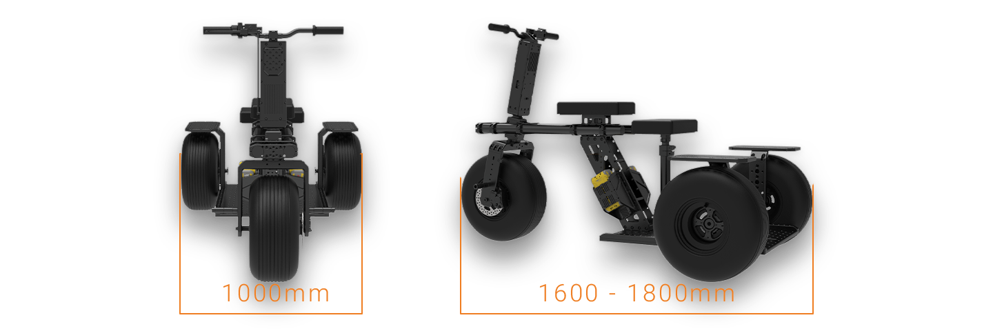 Raptor Electric Trike + Rickshaw