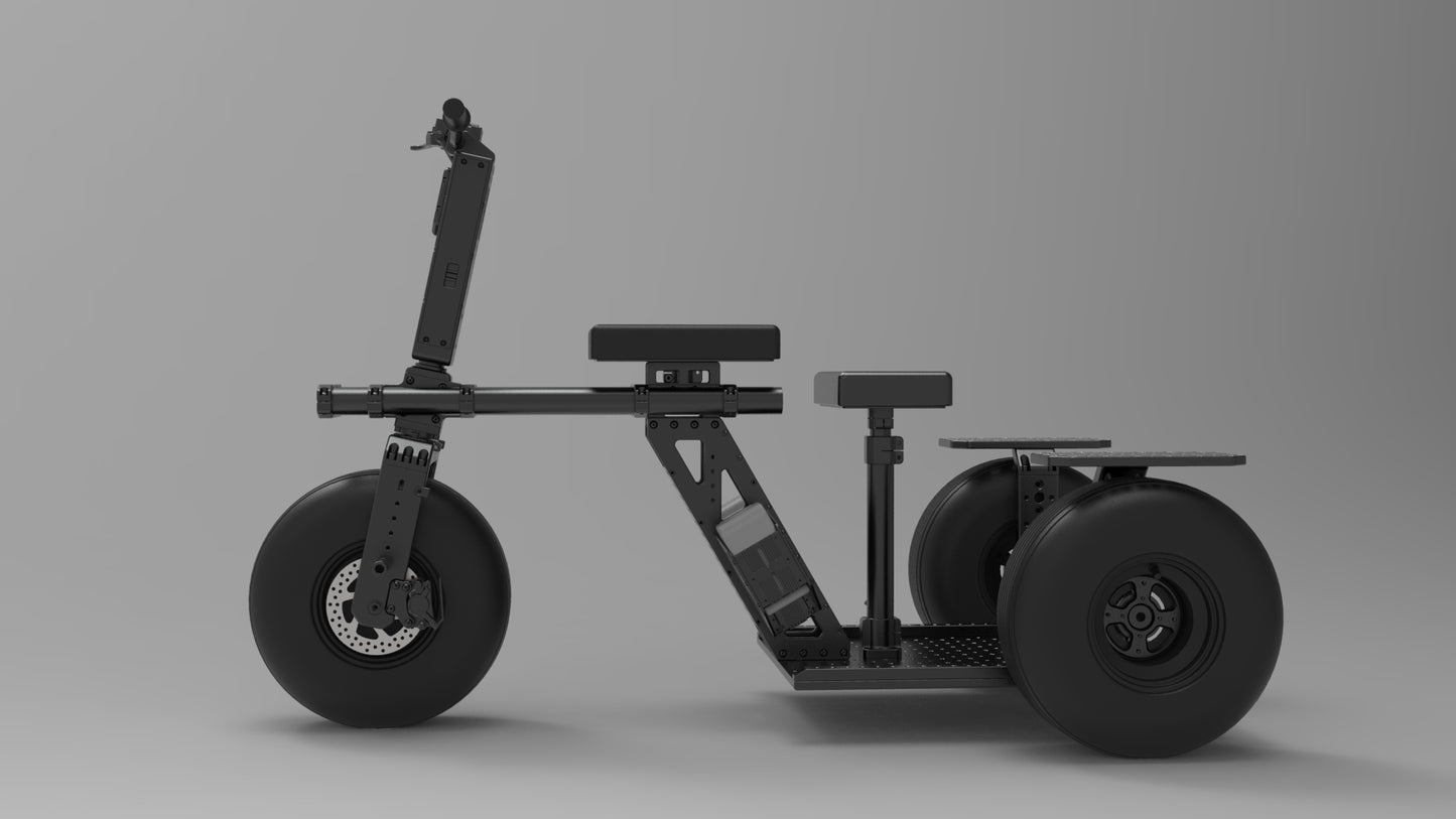 Raptor Electric Trike + Rickshaw