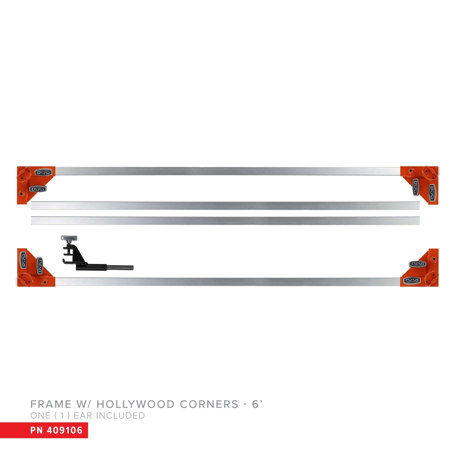 Hollywood Overhead / Butterfly Frames 1" Square Tubing 6' - 12' - Grip Support Store