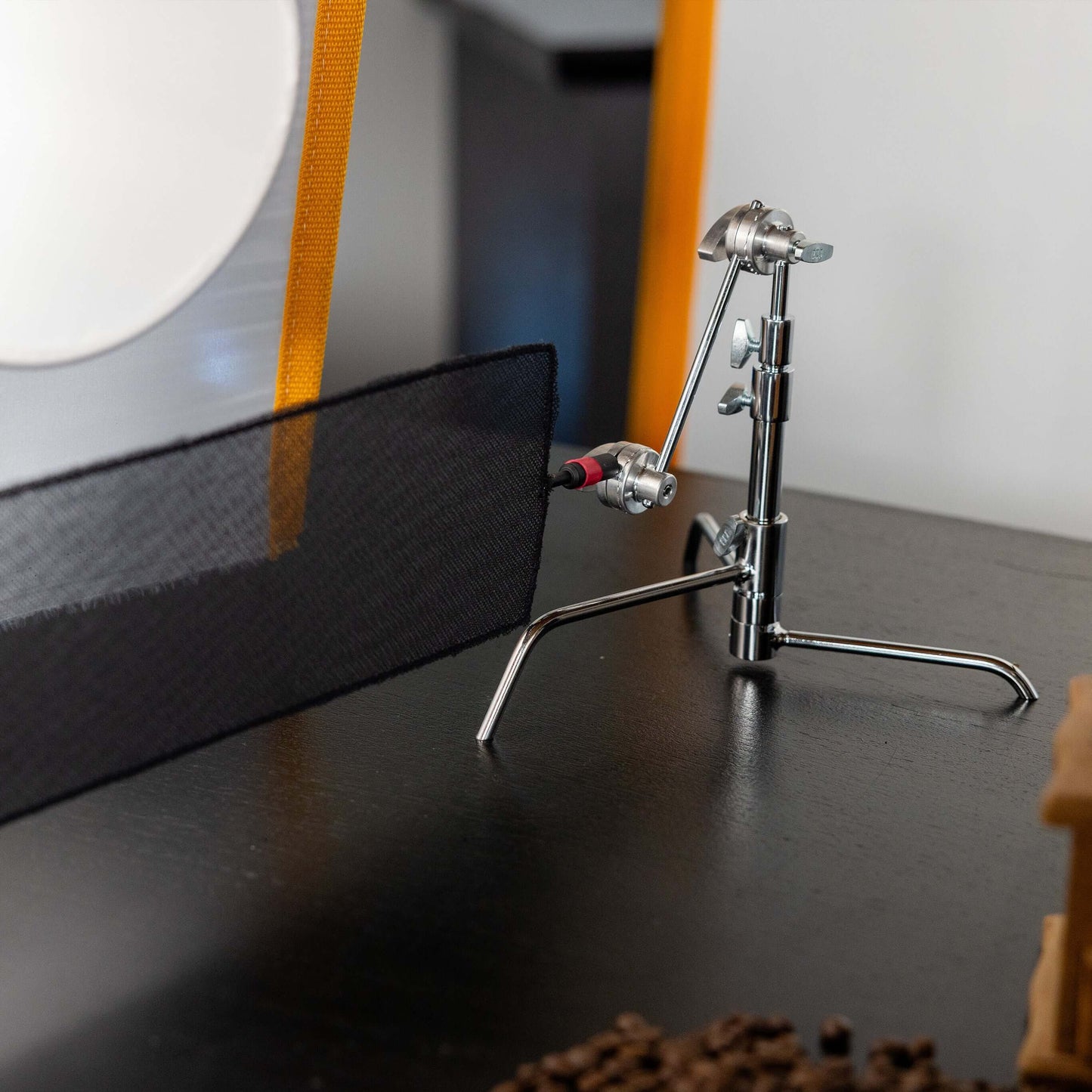 5" Pocket C-Stand with 1/4"-20 Adapter