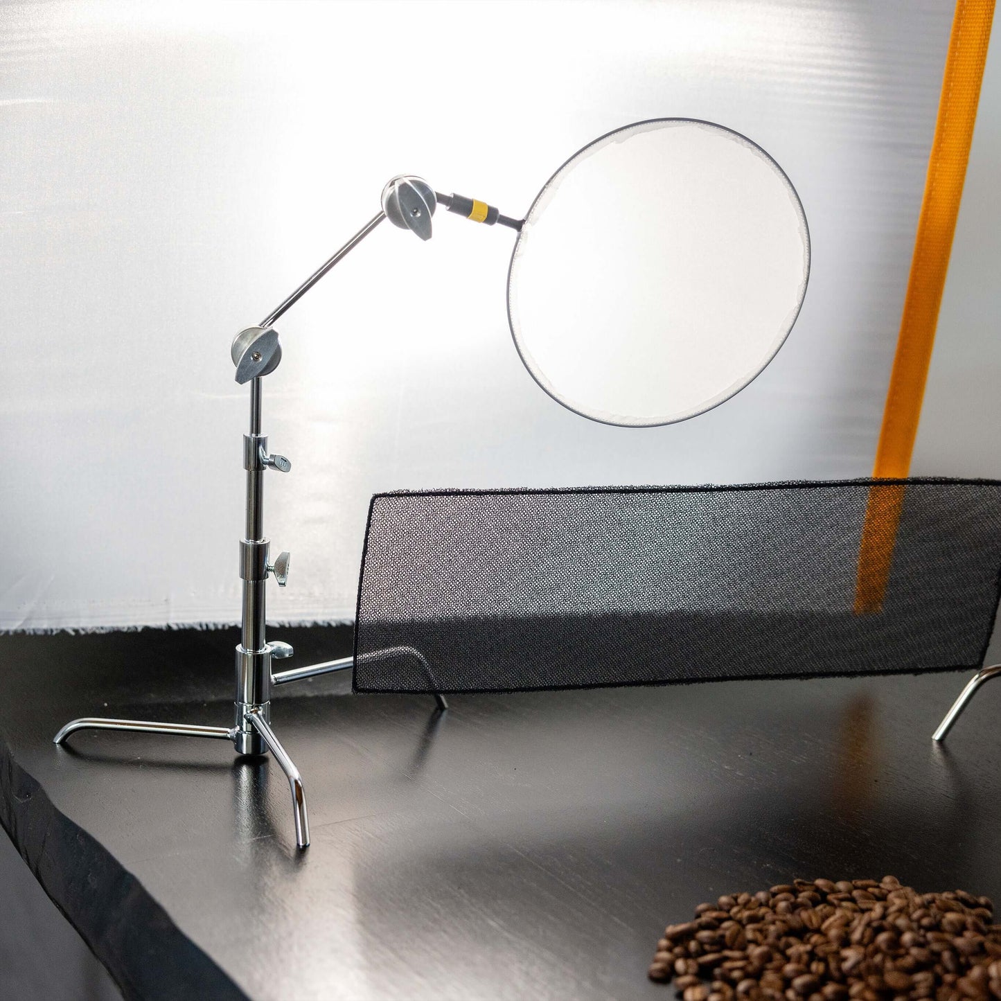 5" Pocket C-Stand with 1/4"-20 Adapter