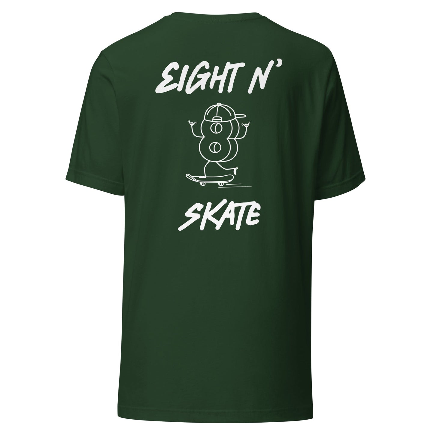 Eight N' Skate 2 Sided T-Shirt