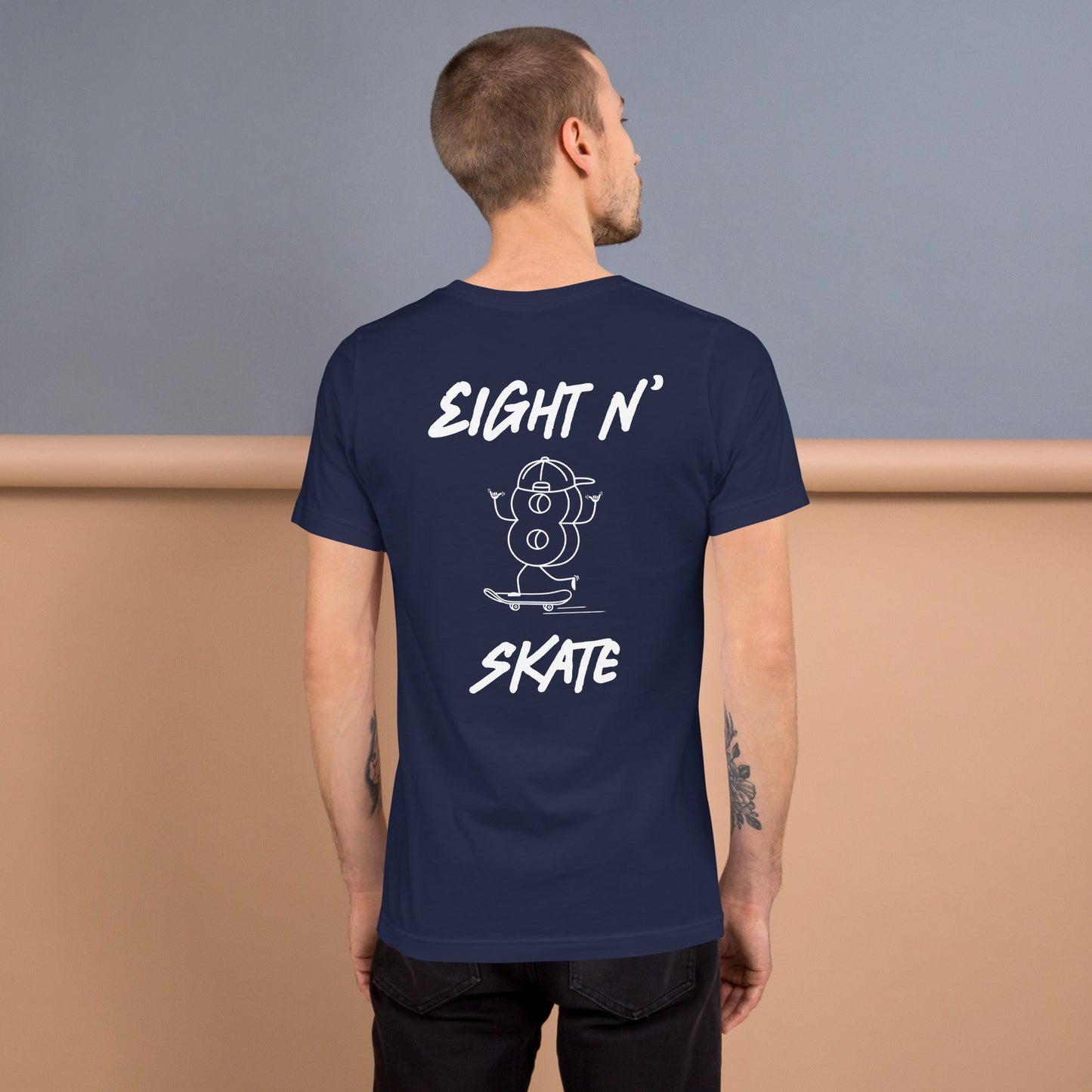 Eight N' Skate 2 Sided T-Shirt