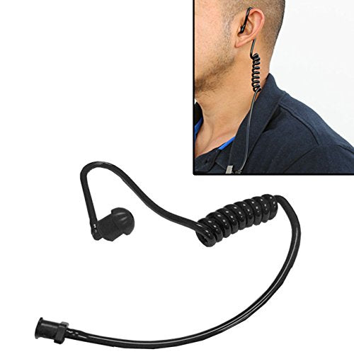 Black Earpiece Acoustic Tube