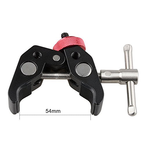 Super Clamp with 1/4"-20 to 1/4"-20 Screw Converter