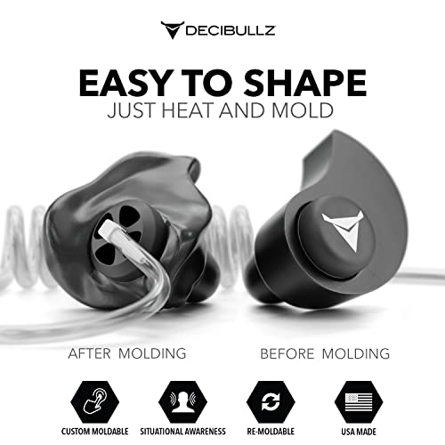Custom Molded Thermo-Fit Earpieces Designed for Clear Acoustic Tube Radios (Awareness)