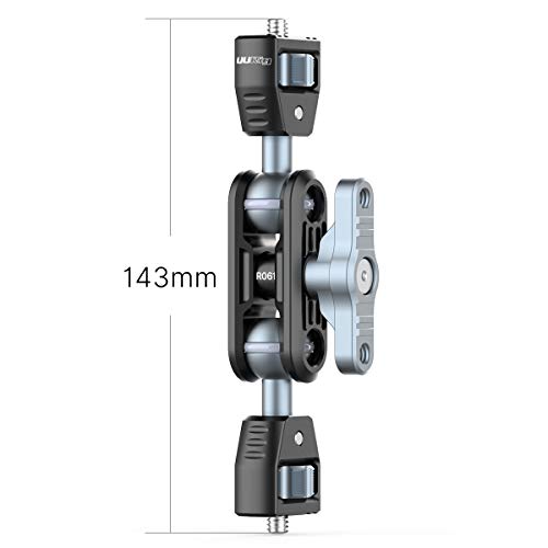 Friction Arm with Ball Head, Dual 1/4" Screw