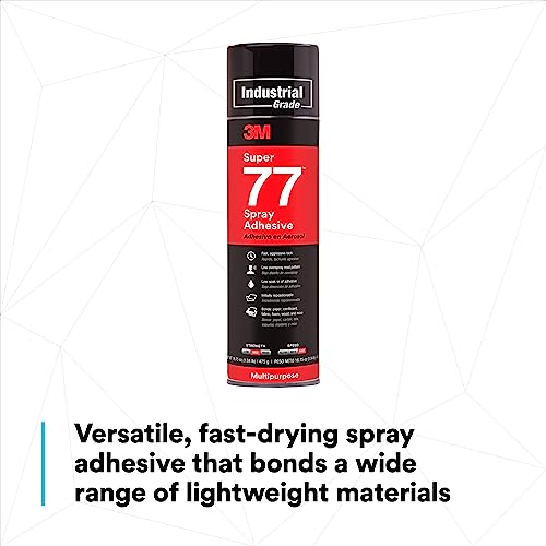 3M Super 77 Spray Adhesive Glue - 16.75 oz