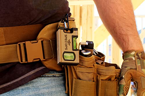 4" Magnetic Pocket Level, Includes Carabiner