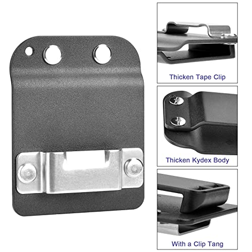 2" Tactical Tape Belt Holster Measuring Tape Clip on 1.5"/1.75"/2" Tool Belts