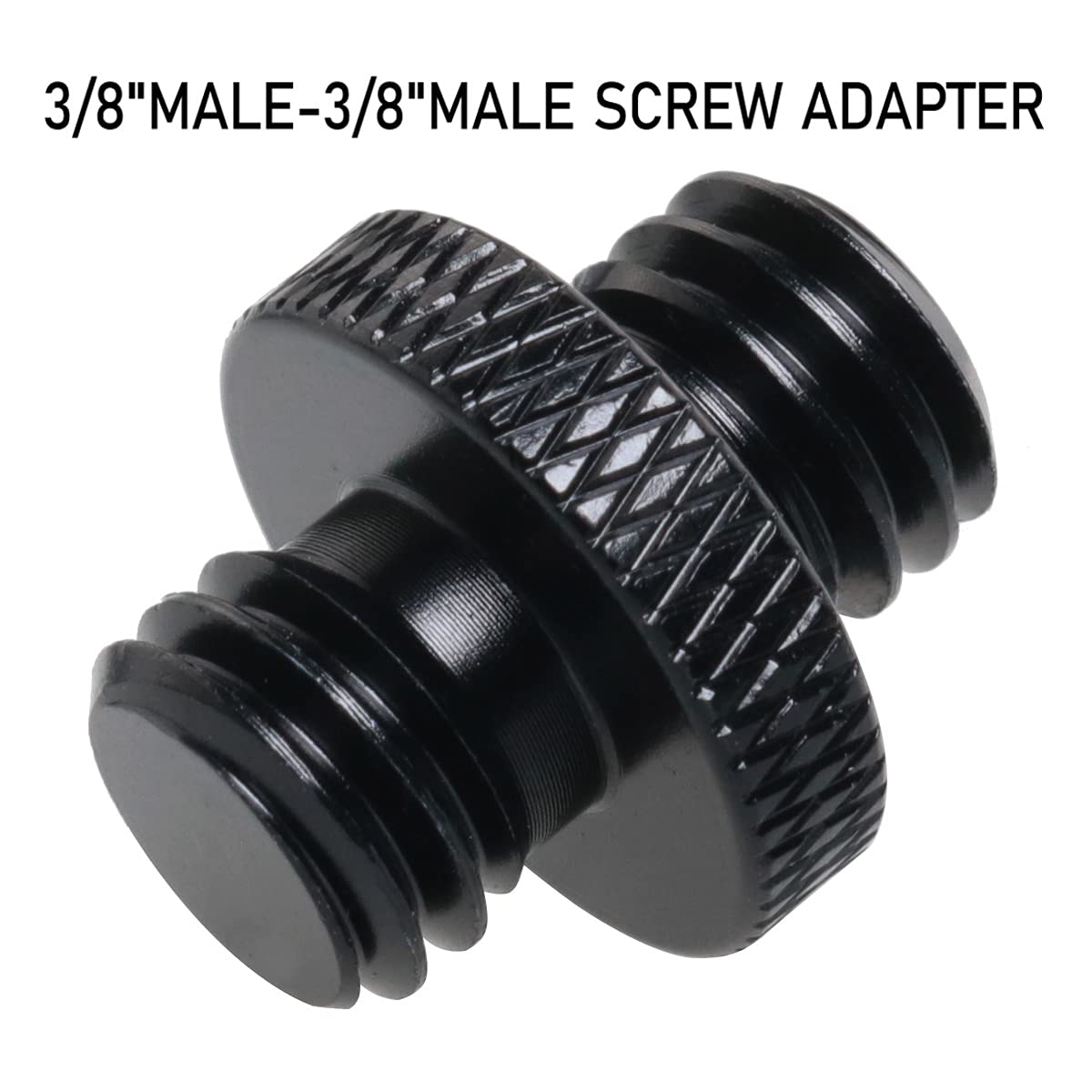 3/8" Male to 3/8" Male Threaded Screw Adapter