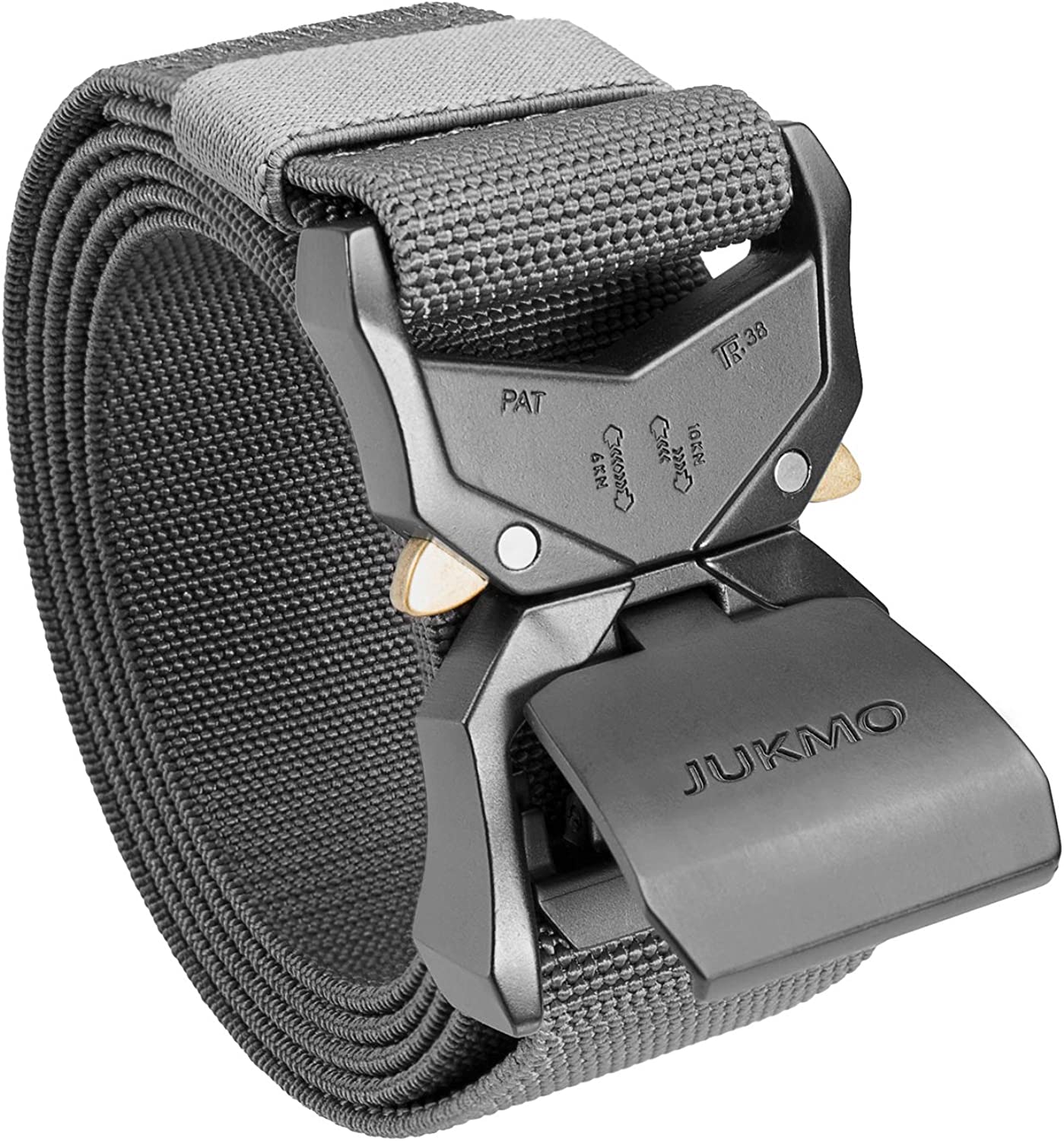 Tactical Rigger Belt, 1.5" Nylon Web Work Belt with Heavy Duty Quick Release Buckle