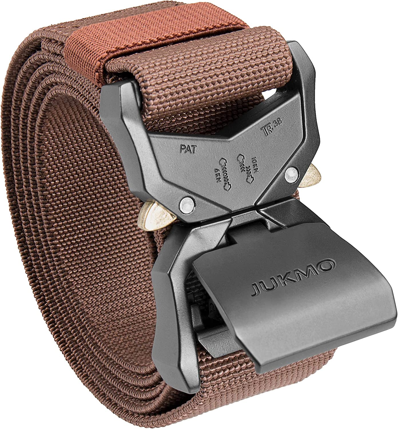 Tactical Rigger Belt, 1.5" Nylon Web Work Belt with Heavy Duty Quick Release Buckle
