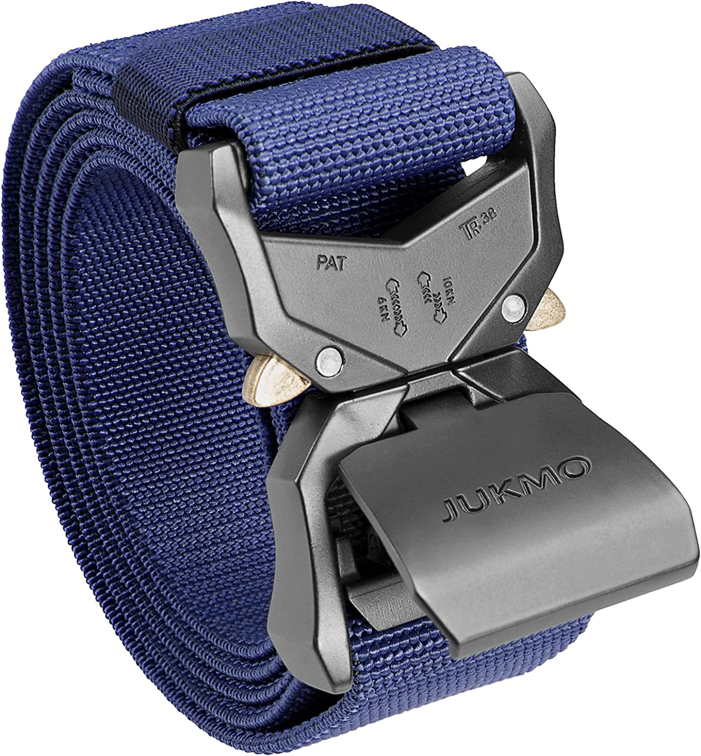 Tactical Rigger Belt, 1.5" Nylon Web Work Belt with Heavy Duty Quick Release Buckle