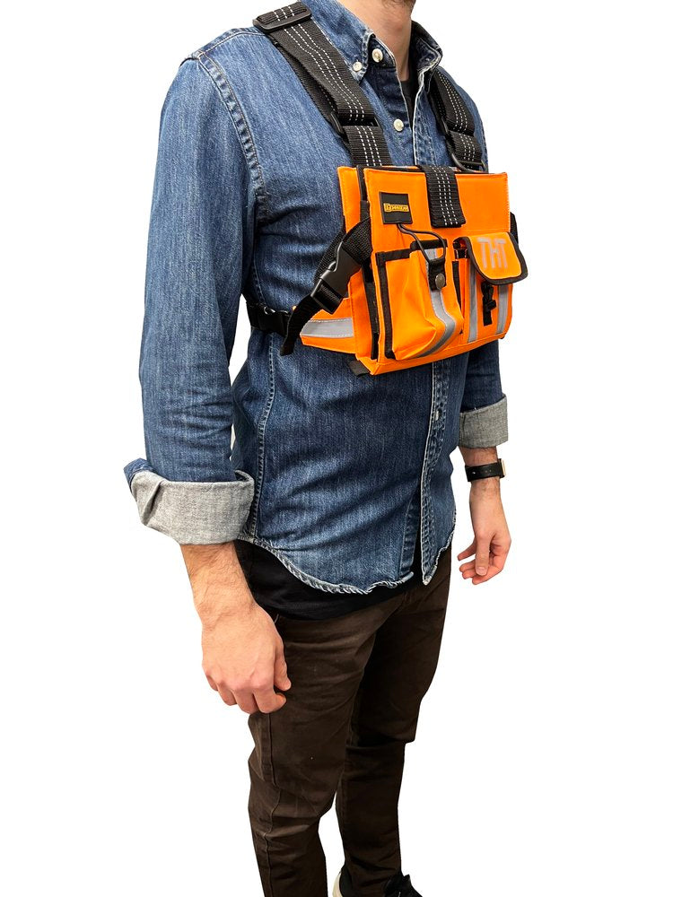 SafeT-HT hi-vis iPad/tablet harness