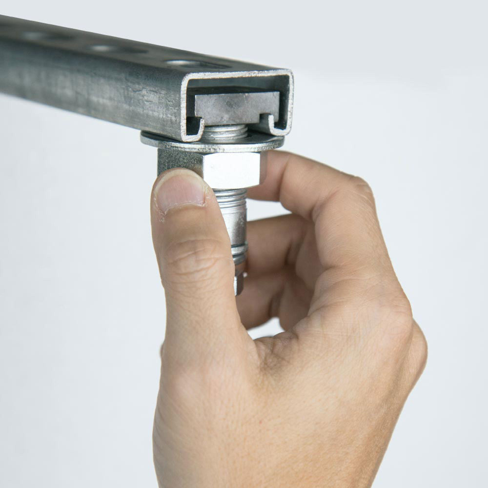 Strut Channel Adapter with 1/2"-13 Nut & Bolt