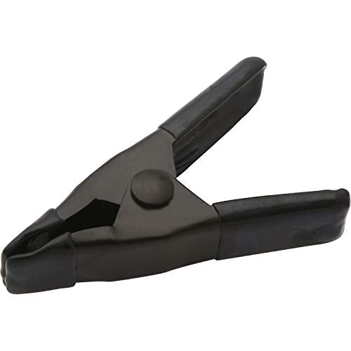 100 pcs. 2" Inch Spring Metal Clamps - All Black - Grip Support Store