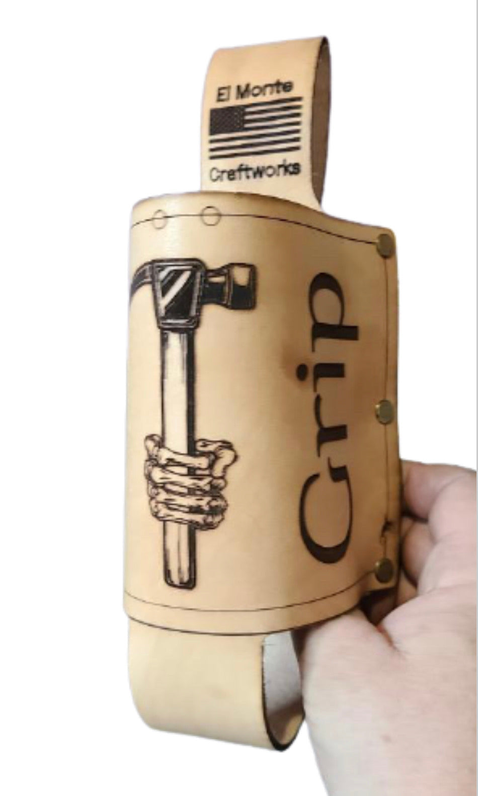 Custom Leather Water Bottle Holster