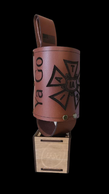 Custom Leather Water Bottle Holster