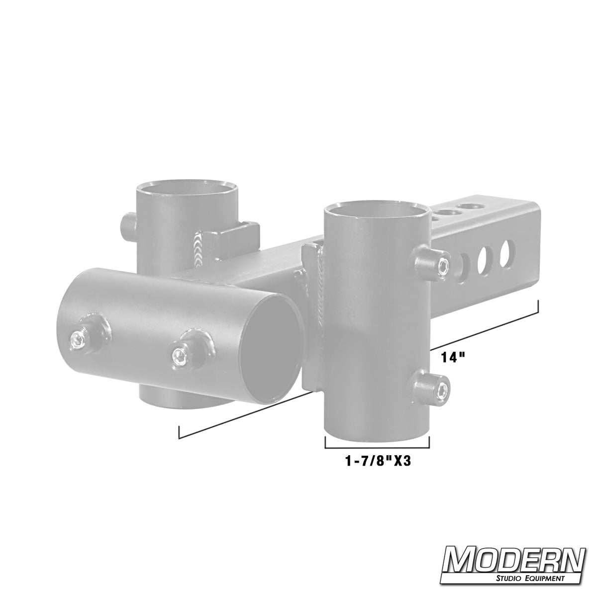 Small Trailer Hitch Adapter for 1-1/4" Speed-Rail® - Grip Support Store