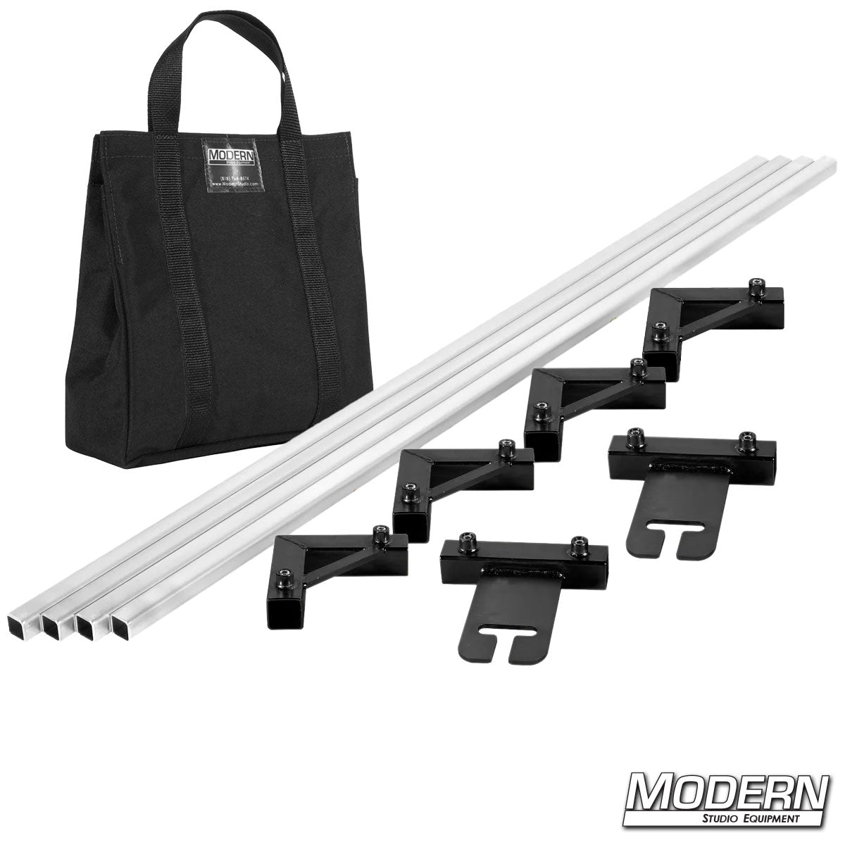 12-Foot x 12-Foot Breakdown Frame with 12-Foot Tubes and a bag– Professional Speed-Rail® Grip Frame for Film Lighting and Rigging | Modern Studio Equipment. 
