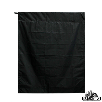 1/2 Grid Silent Wag Flag Cover Roll-Out by LA Rag House - roll-out cover detail