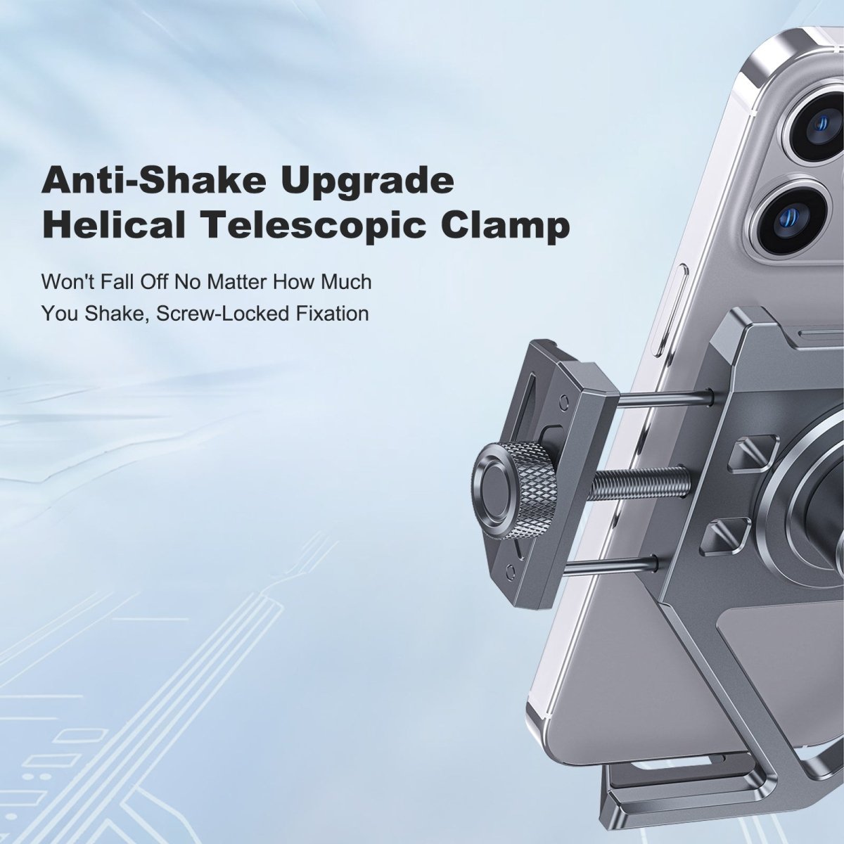 Mechrig 360° Rotating Aluminum Alloy Cycling Phone Holder