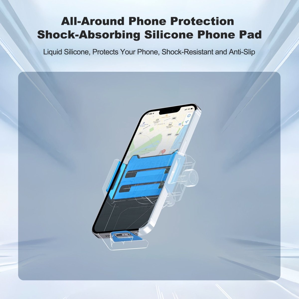 Mechrig 360° Rotating Aluminum Alloy Cycling Phone Holder