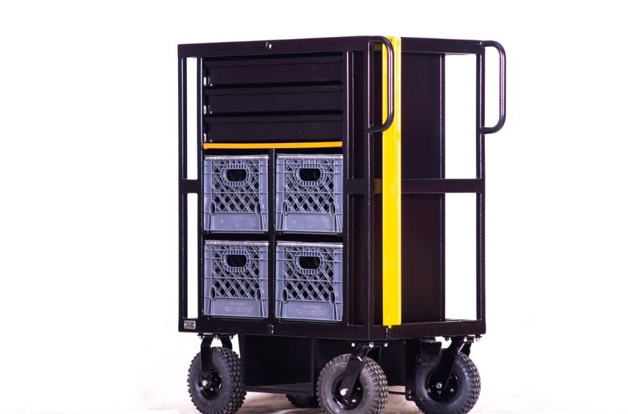 4 Crate Horizontal Cart - Grip Support Store
