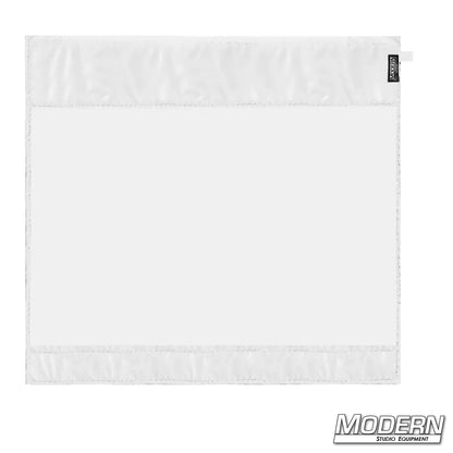 Silent Full Grid 48x48 diffusion flag for soft, controlled lighting on set