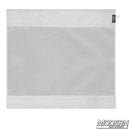 Silent Half Grid light control flag used to cut spill in film and TV production