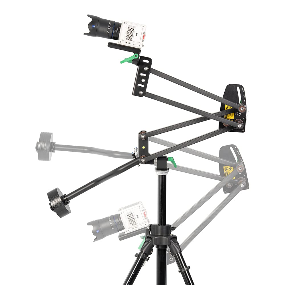 9.Solutions C-Pan Arm II, Carbon Fiber, Lighter-Weight, Upgraded Smoothness, 9.CPA2C, Slider, Jib/Crane for Different pan/Movement, for Photography, Videography & Filmmaking