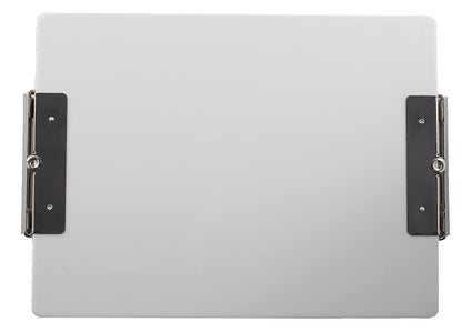 Double Clip Clipboard (9"x12" Letter, White)