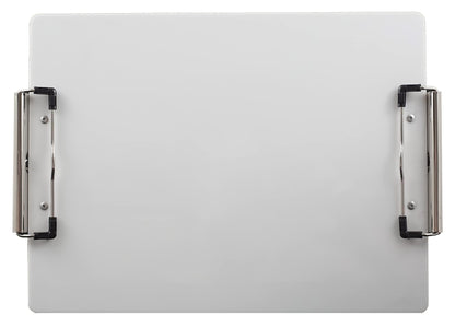 Double Clip Clipboard (9"x12" Letter, White)