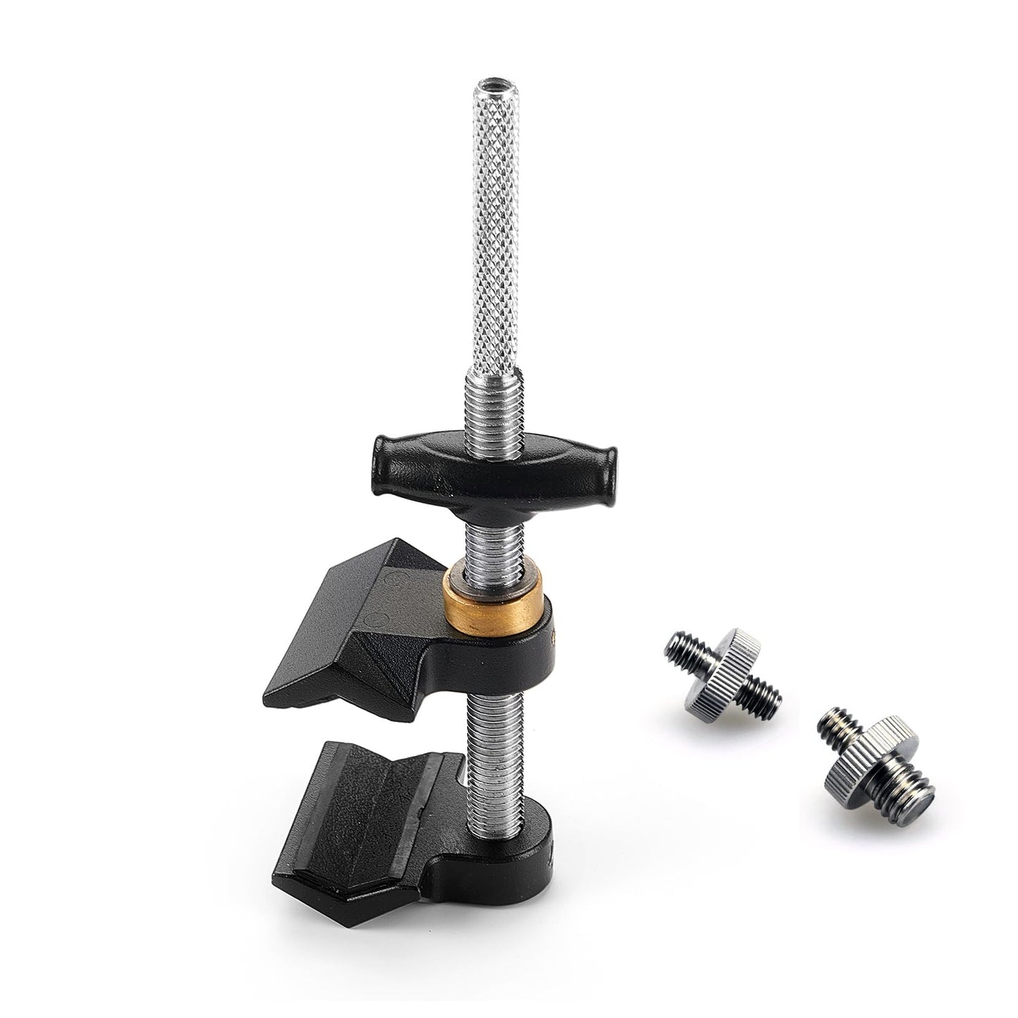 Small End Jaw Vise Clamp with 1/4-20" & 3/8" Thread