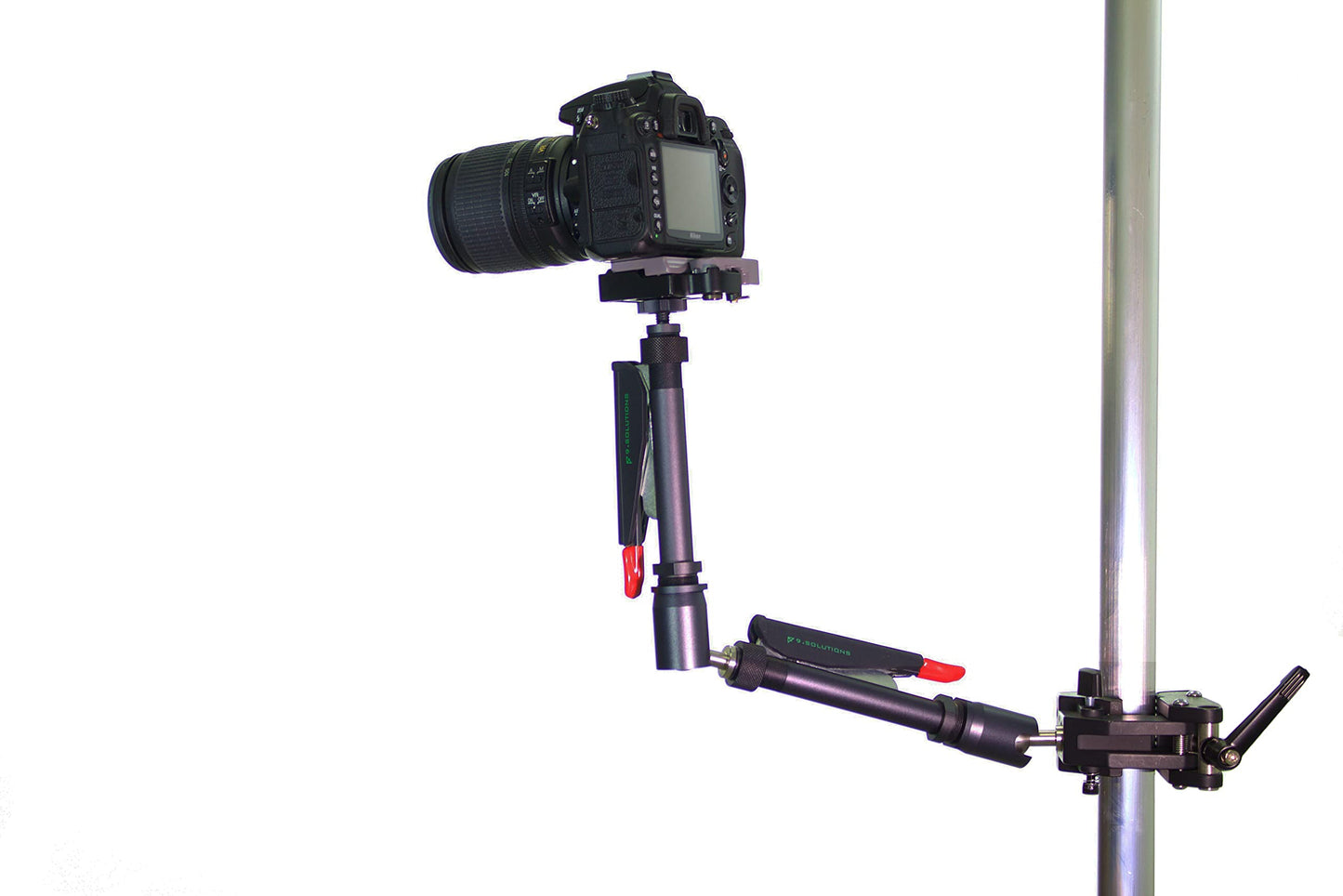 9.Solutions Double El-Bo Arm, Incredibly Strong Articulating Arms, Easy Positioning of Mounted Equipment, Max Load: 13.2lbs, 9.VD5095