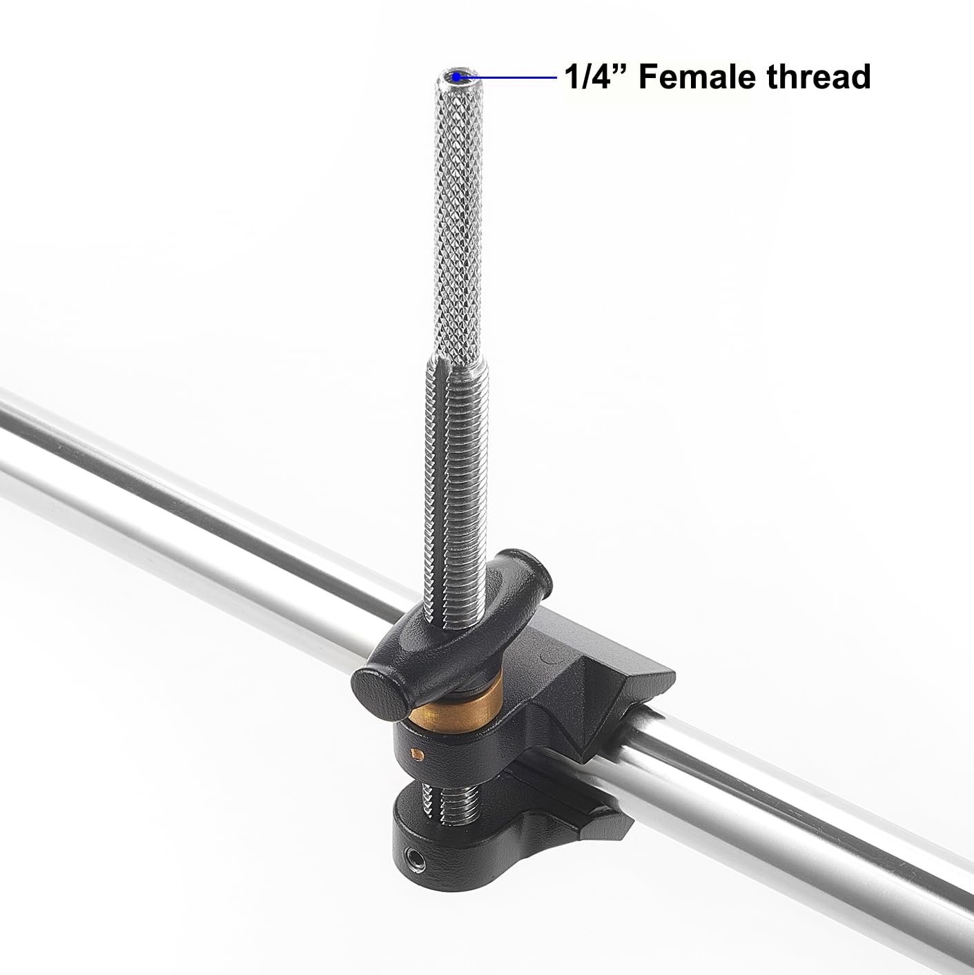 Small End Jaw Vise Clamp with 1/4-20" & 3/8" Thread