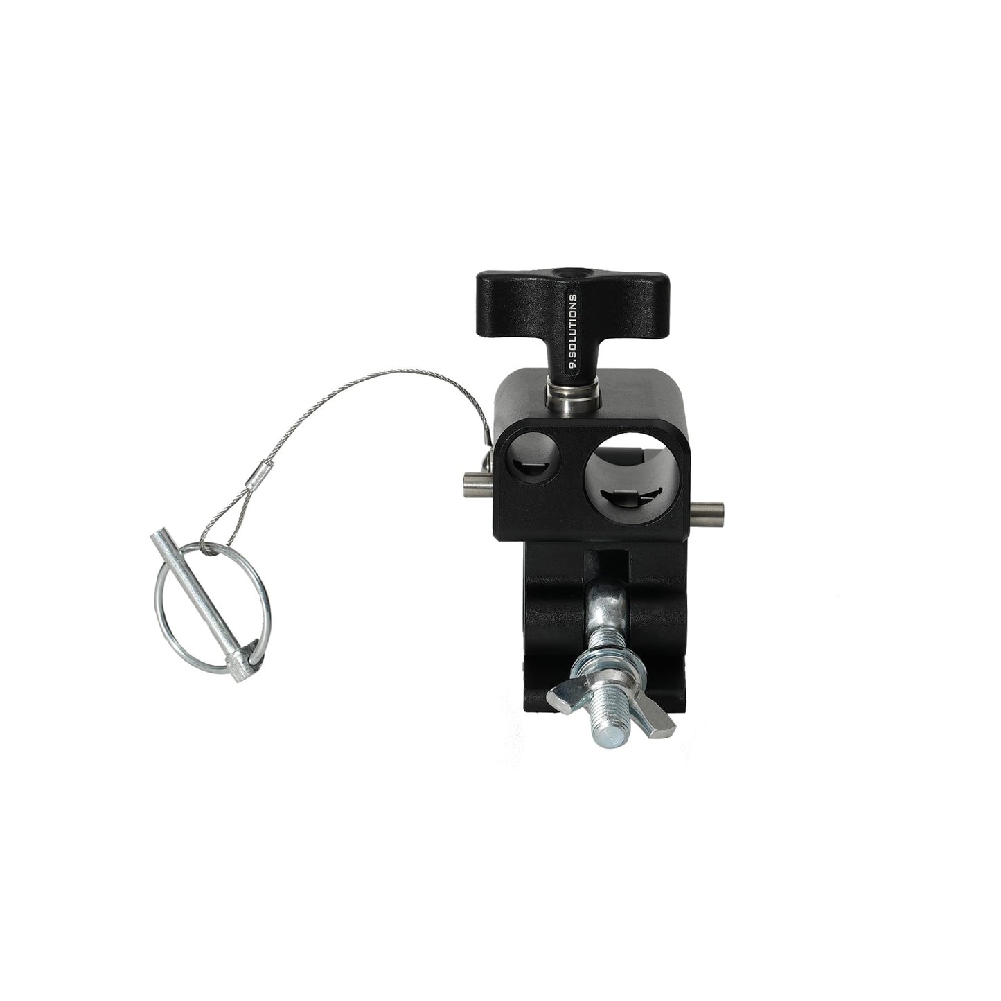 9.Solutions Coupler with Junior and Baby pin Receiver, Clamp, Coupler for Heavy Duty Light, Max Load: 250Kg, 9.VB5121