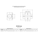 Hollaender® Fitting Offset Cross