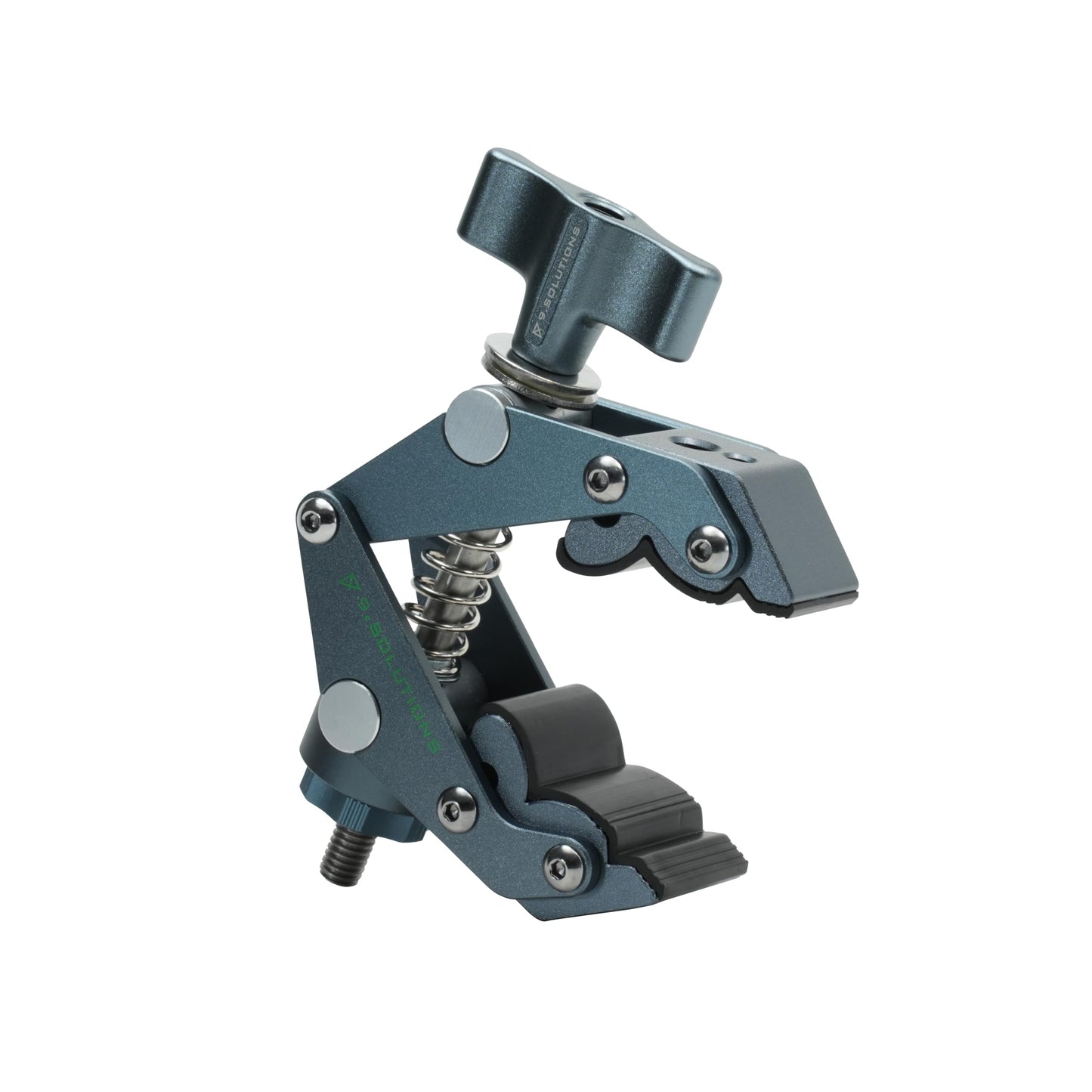9.Solutions Savior Clamp, Articulated Jaws, Max Load: 66lbs, 9.XS1005, fit firmly onto any oddly shaped object, mount multiple pieces of equipment on one clamp