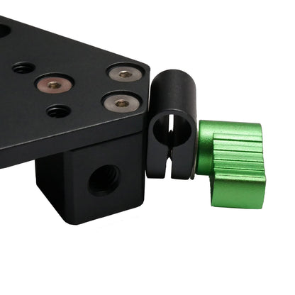 9.Solutions Cheese Plate, Corner Positioned Blocks, Included 3/8" Rod Clamps, 9.VB5115
