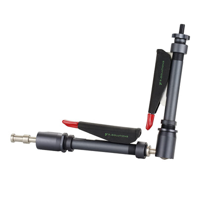 9.Solutions Double El-Bo Arm, Incredibly Strong Articulating Arms, Easy Positioning of Mounted Equipment, Max Load: 13.2lbs, 9.VD5095