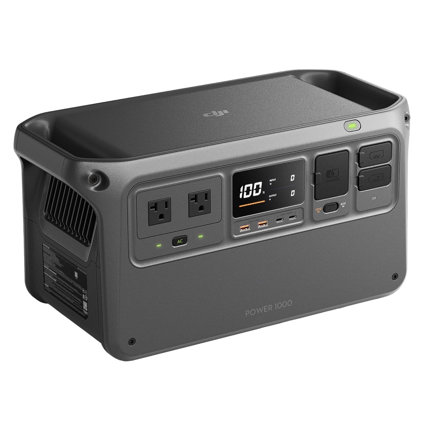 DJI Power 1000 Portable Power Station, 2200W (Peak 2600W) AC/140W - Grip Support Store