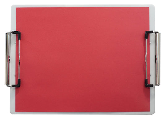 Double Clip Clipboard (9"x12" Letter, White)