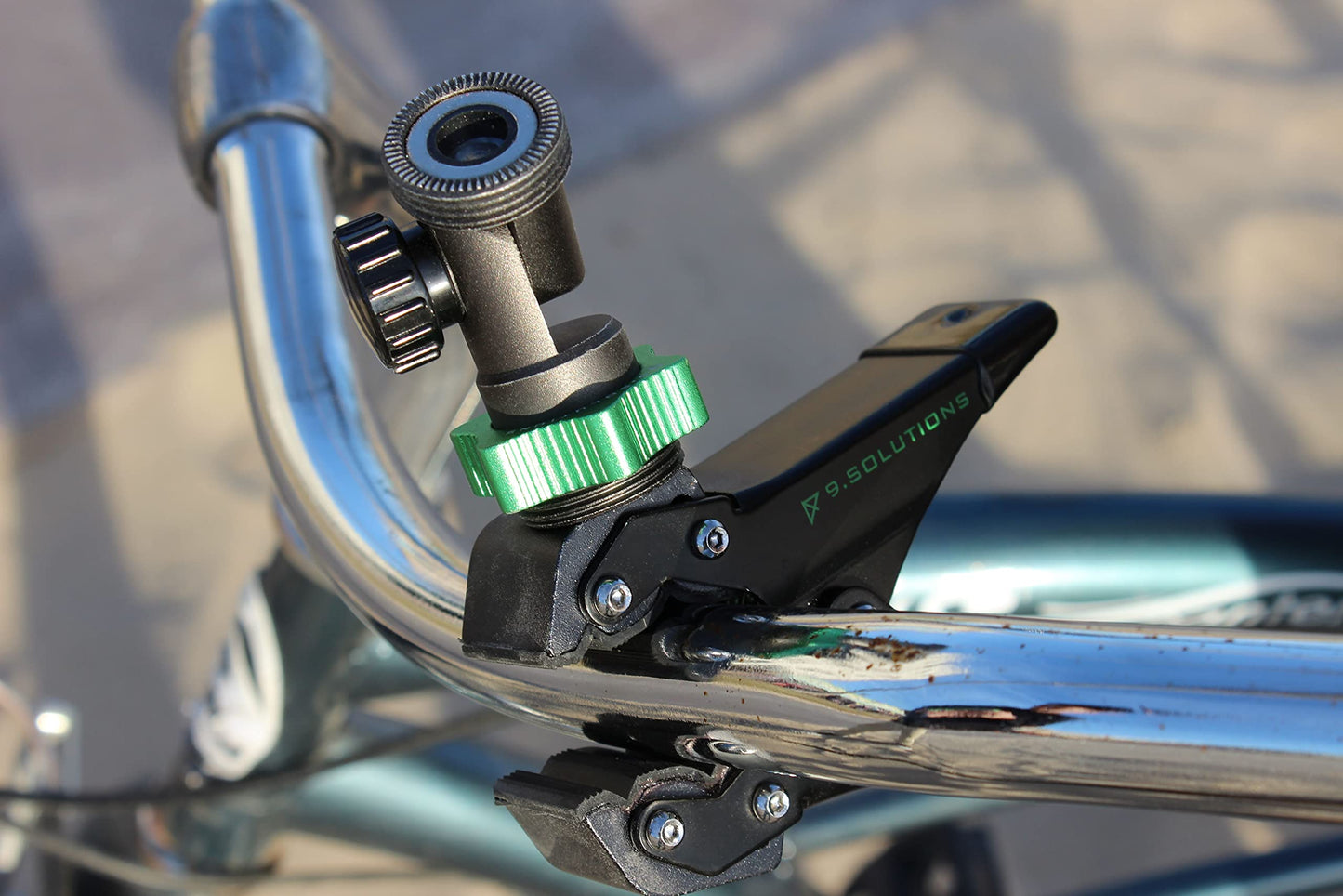 9.Solutions Savior Spring Clamp Mini, Fast-Mounting, Strong, Torsion Spring Clamp, 9.VB5100, fit firmly onto any oddly shaped object, mount multiple pieces of equipment on one clamp