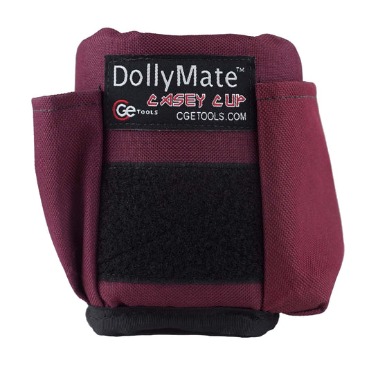 DollyMate CaseyCup (Limited Edition 3) - Red Cup Holder with Magnets, Pockets, and Patch Holder