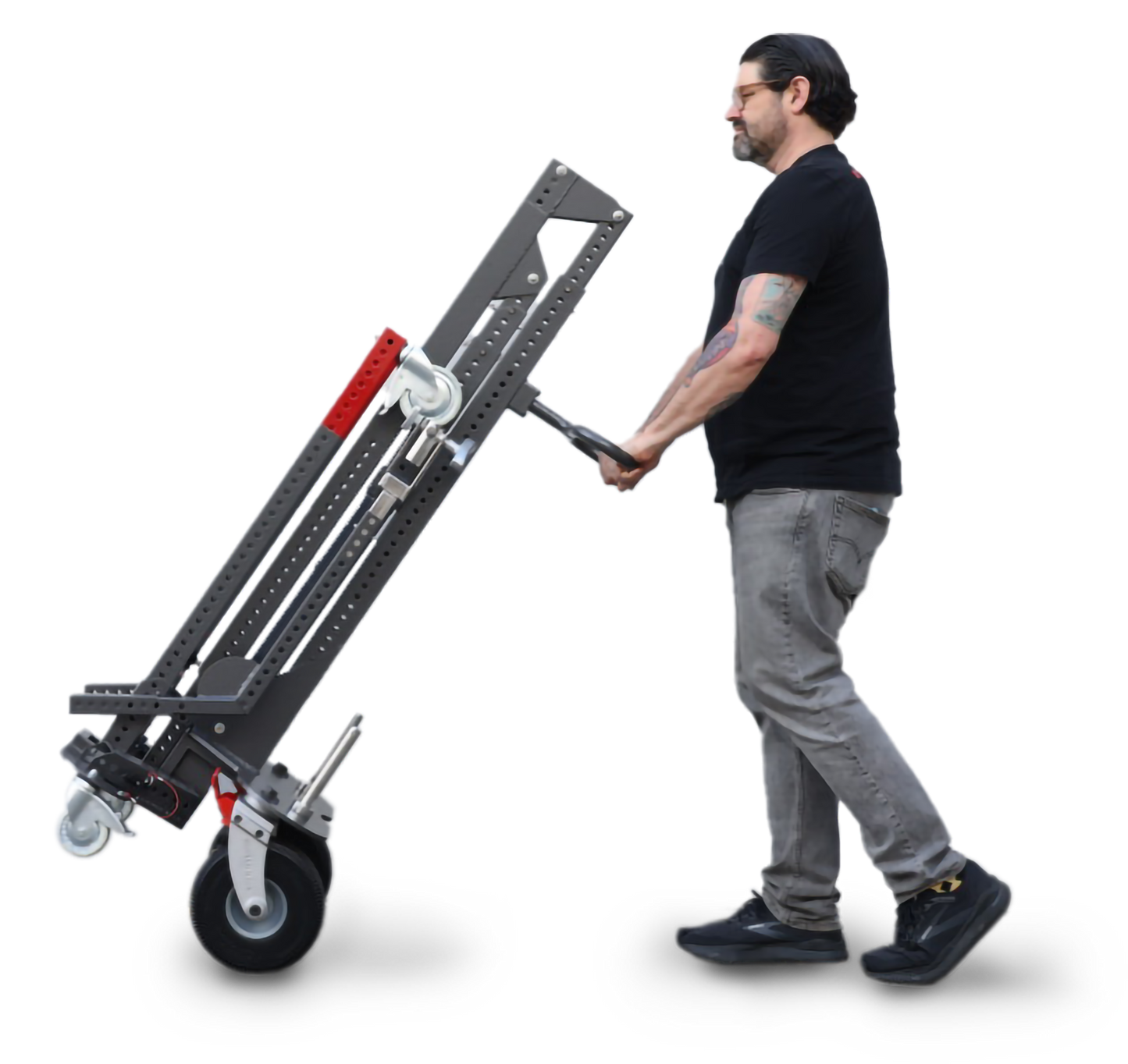 Middle MAX Menace Arm self-leveling head with baby pin and junior receiver