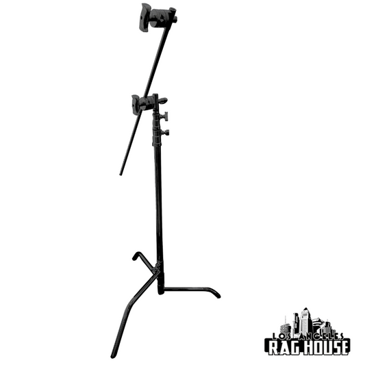 40” C-STAND 2 RISER STANDARD SWING LOCK BASE - BLACK