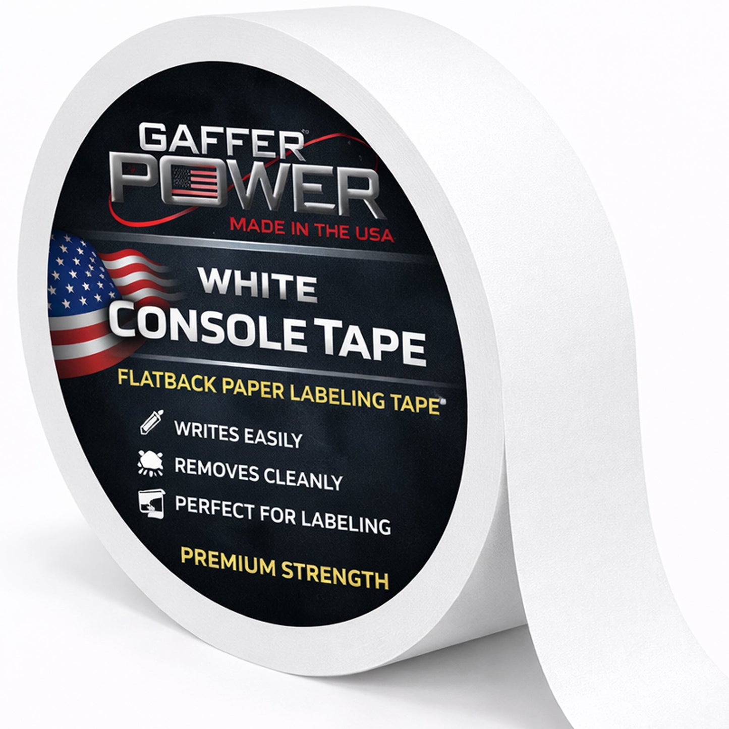 Console Labeling Tape, 1 Inch x 20 Yards